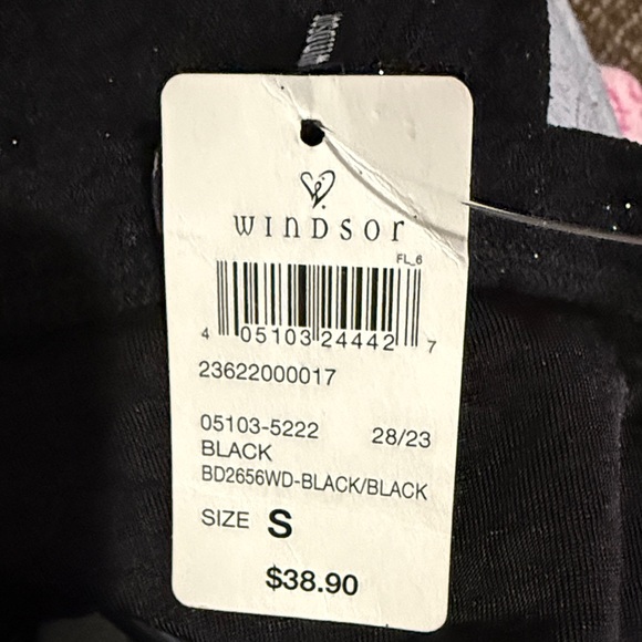 Windsor Black Dress with Ruffle Hem - Picture 4 of 4